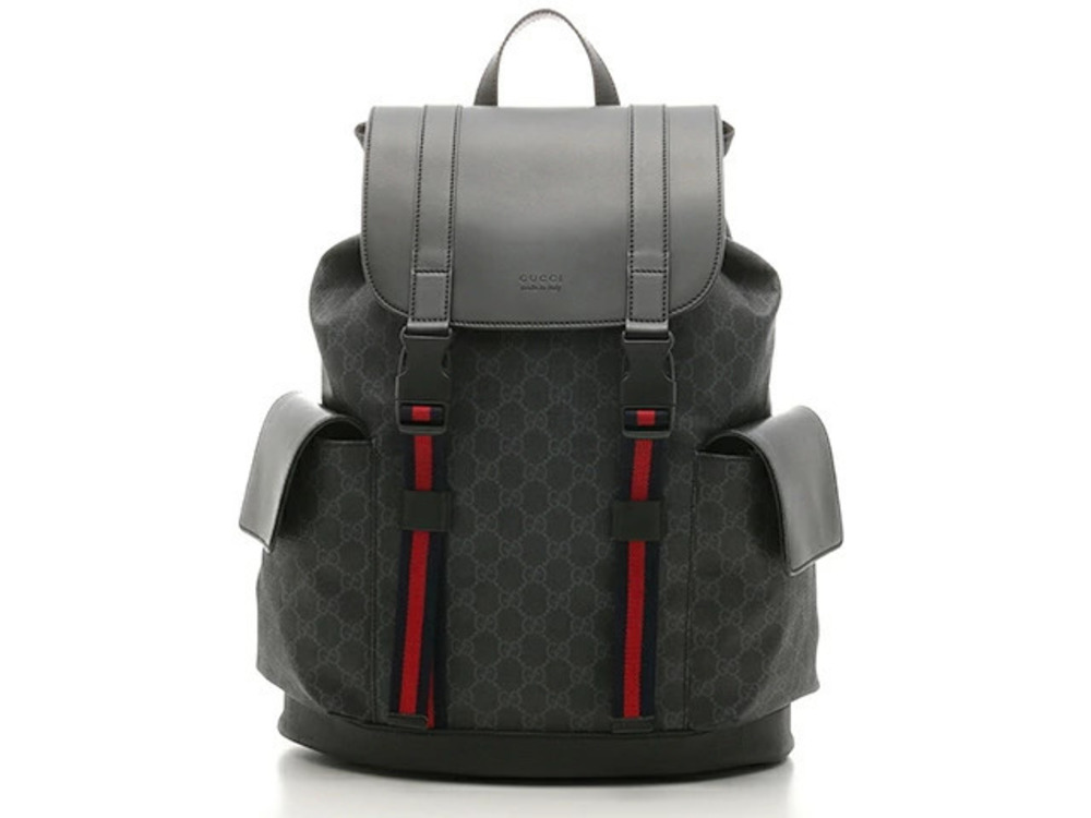 Gucci Bag Backpack GG Supreme Canvas Calfskin